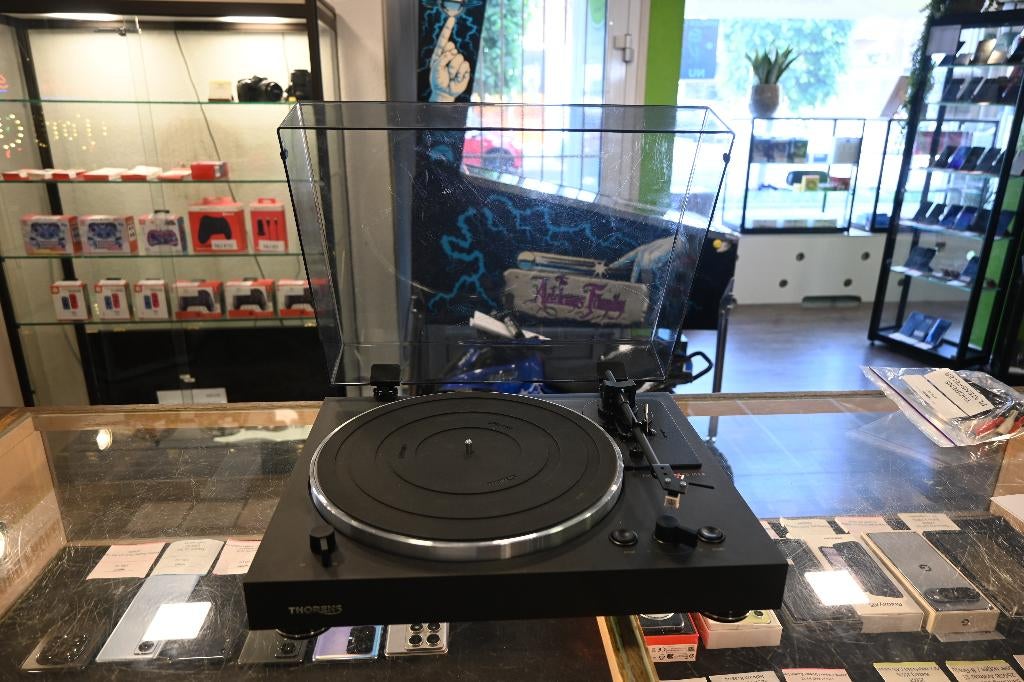 Thorens TD 101 A Platenspeler, Gebruikt, Thorens, Ophalen of Verzenden, Platenspeler