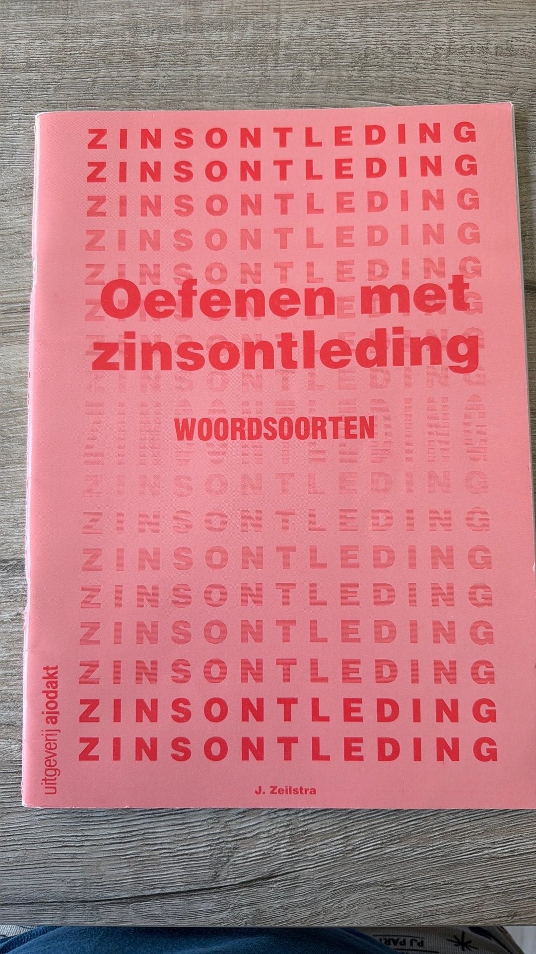 Oefenen met zinsontleding - woordsoorten, Boeken, Ophalen of Verzenden, Beta, Zo goed als nieuw