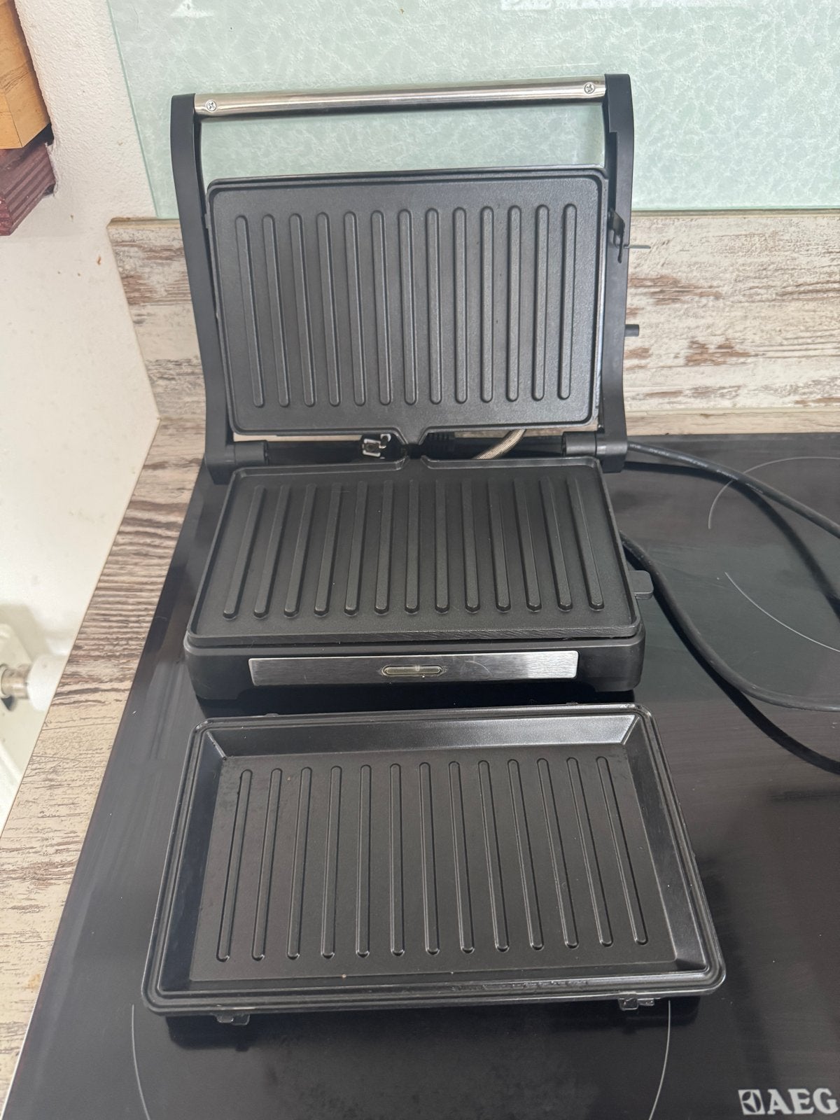 Tristar Grill: Compacte en Handige Contactgrill, Witgoed en Apparatuur, Contactgrills, Ophalen of Verzenden, Gebruikt