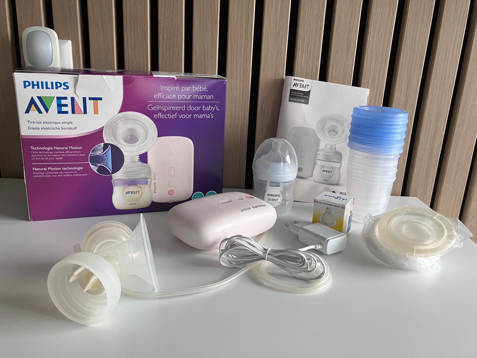 Philips elektrische borstkolf, Ophalen of Verzenden, Zo goed als nieuw, Borstkolf