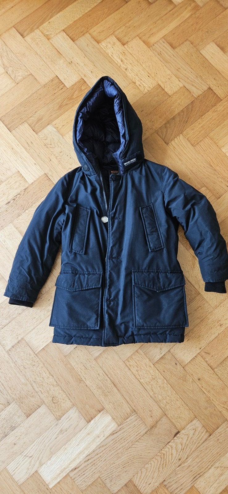 Woolrich winterjas voor kids - Maat 8, Ophalen of Verzenden, Gebruikt, Woolrich, Jongen of Meisje
