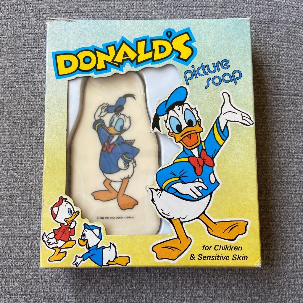 Donald's Picture Soap Walt Disney 1988 - ongebruikt, Verzamelen, Disney, Disney, Overige typen, Onbekend, Ophalen of Verzenden