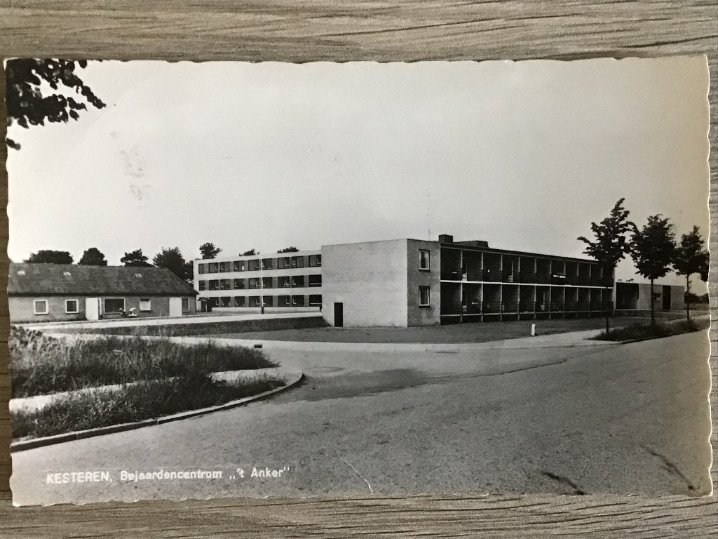 Oude ansichtkaart Kesteren Bejaardencentrum 't Anker 1968, Verzamelen, Ophalen of Verzenden, 1960 tot 1980, Gelopen, Gelderland