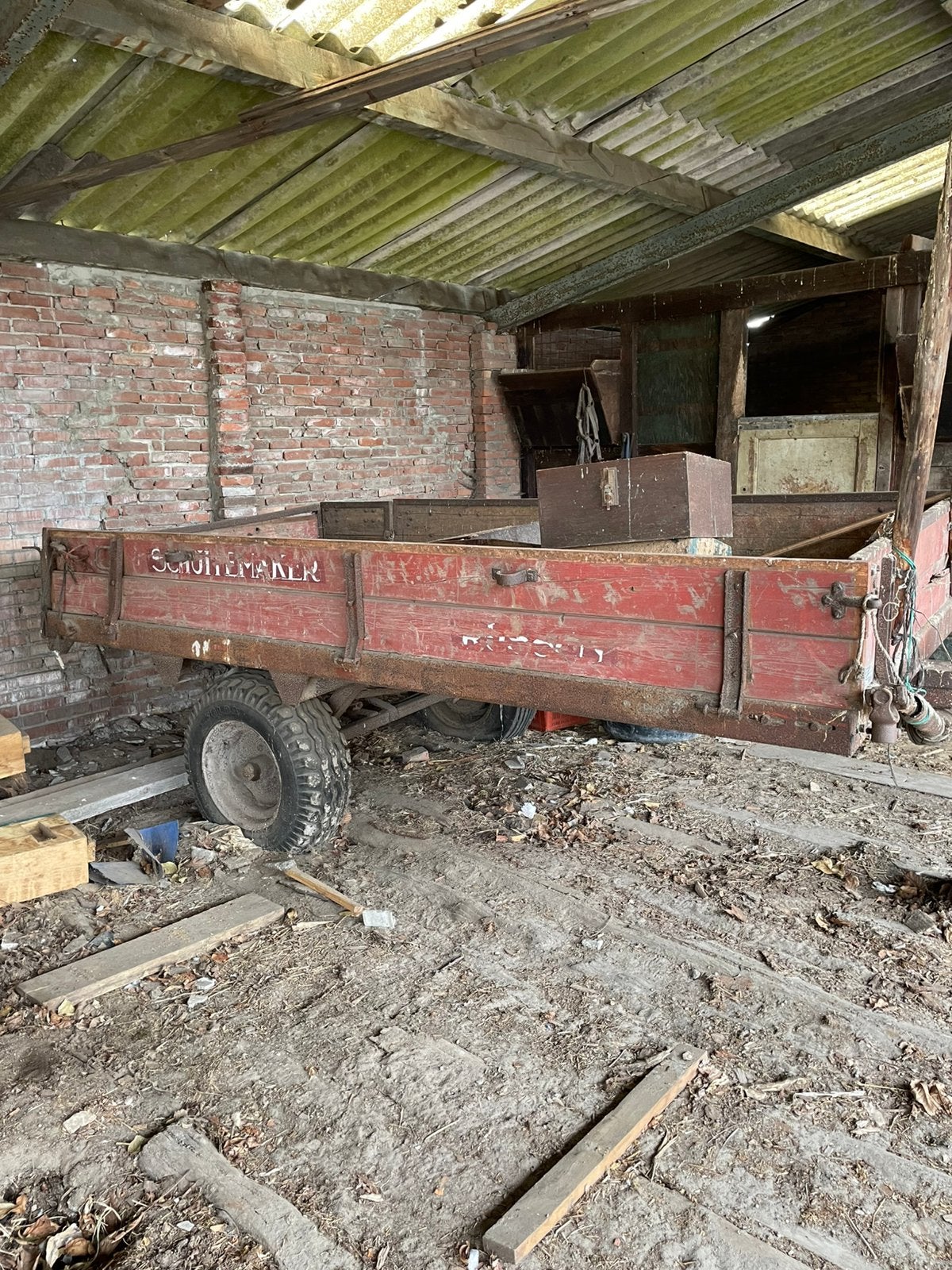 Originele Schuitemaker SMS 3000 meststrooier kar bouwjr 1965, Ophalen, Gewasbescherming en Bemesting