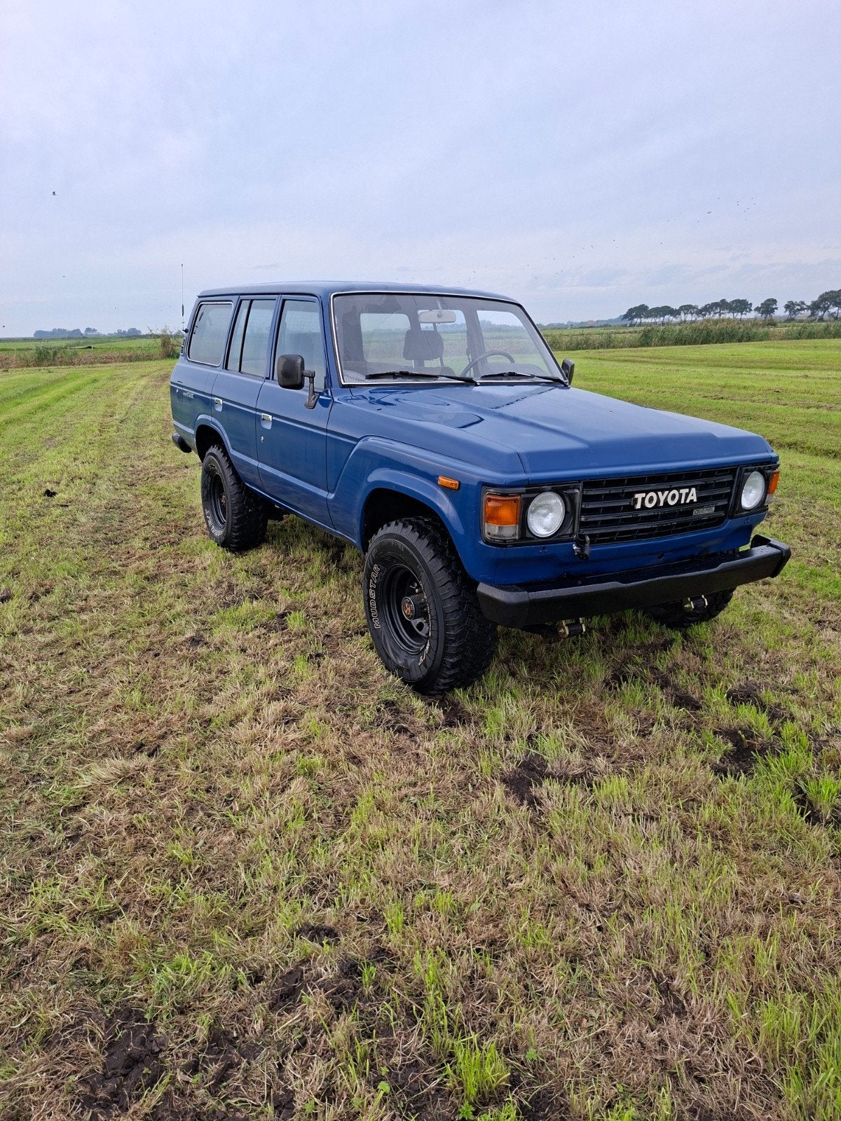 Toyota landcruiser HJ60, Auto's, 4000 cc, Blauw, Vierwielaandrijving, Particulier