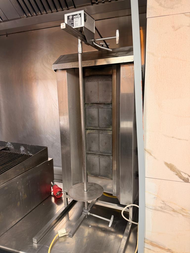 Professionele POTTIS Döner Kebab Grill, Witgoed en Apparatuur, Ophalen, Gebruikt