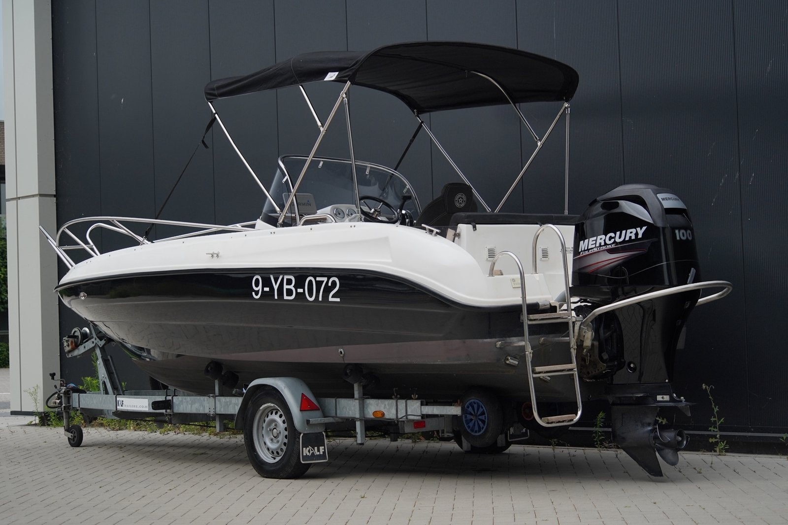 Rajo 630 Open Consoleboot|Mercury 100PK|Trailer|Garmin, Watersport en Boten, Vis- en Consoleboten, Gebruikt, Overige merken, Met afstandsbediening