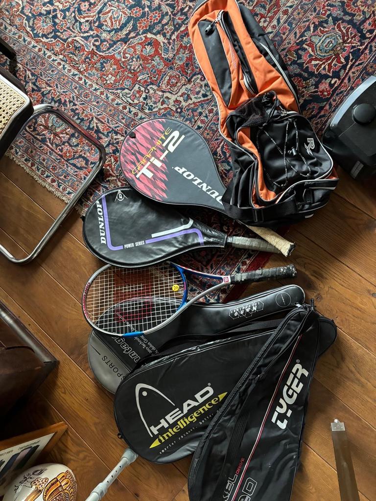 Tennis varia tassen en rackets, Ophalen of Verzenden, Gebruikt, Racket, Dunlop