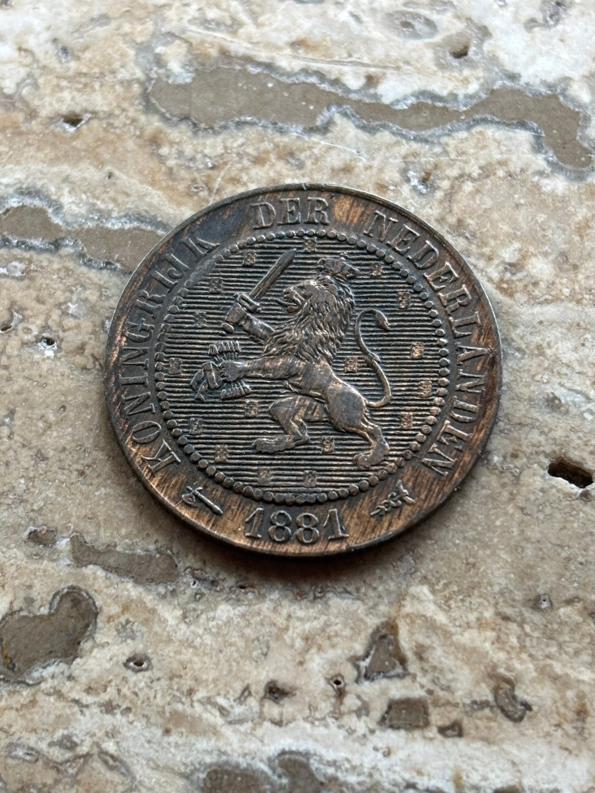 2 1/2 cent 1881 Willem III, hele mooie kwaliteit, Ophalen of Verzenden, Koning Willem III, Losse munt