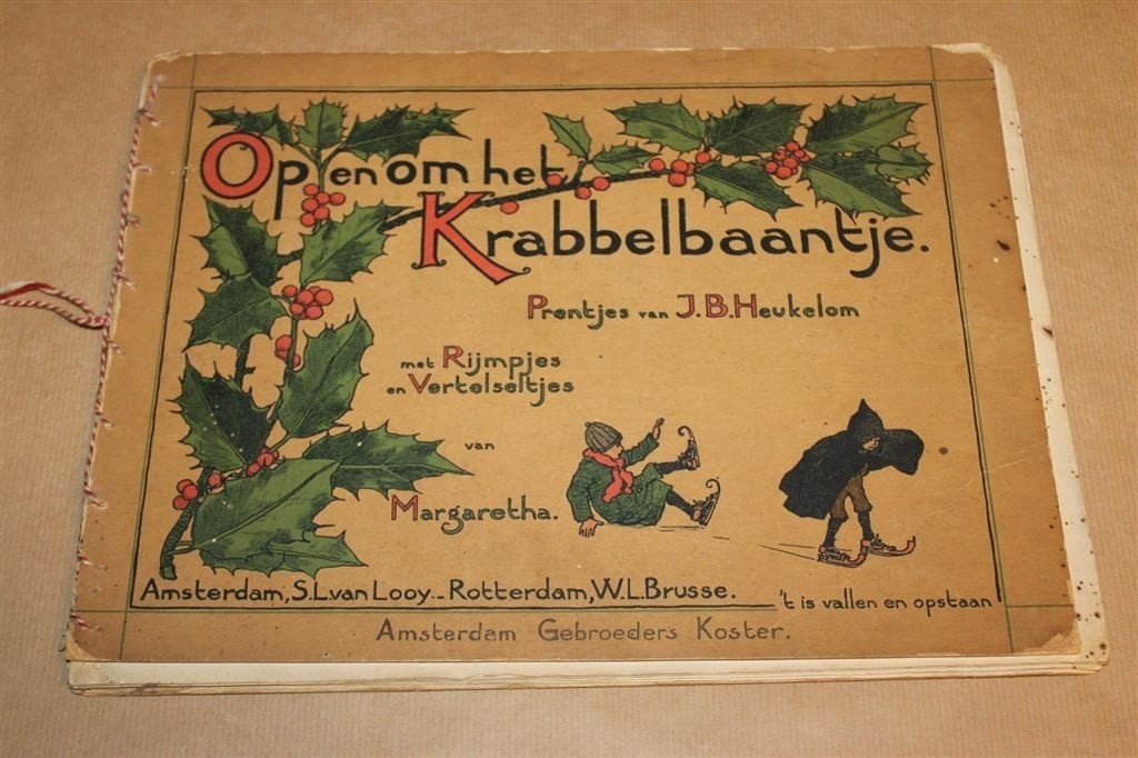Op en om het Krabbelbaantje — Heukelom, Prentenboek 1904, Boeken, Ophalen of Verzenden, Gelezen