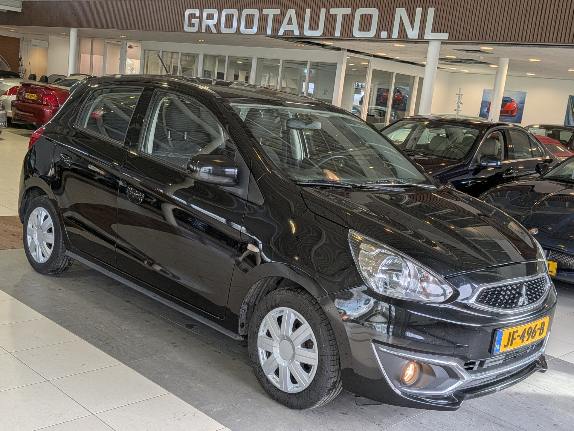 Mitsubishi Space Star 1.0 Cool+ Airco, Stuurbekrachtiging, Auto's, Voorwielaandrijving, Stof, Gebruikt, Euro 6