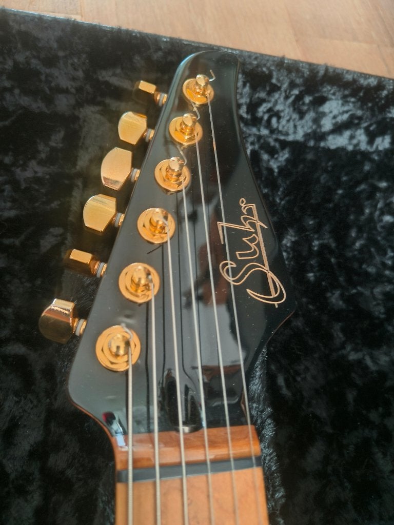 Suhr Mateus Asato Signature Classic T - Black, Ophalen of Verzenden, Zo goed als nieuw, Solid body, Overige merken