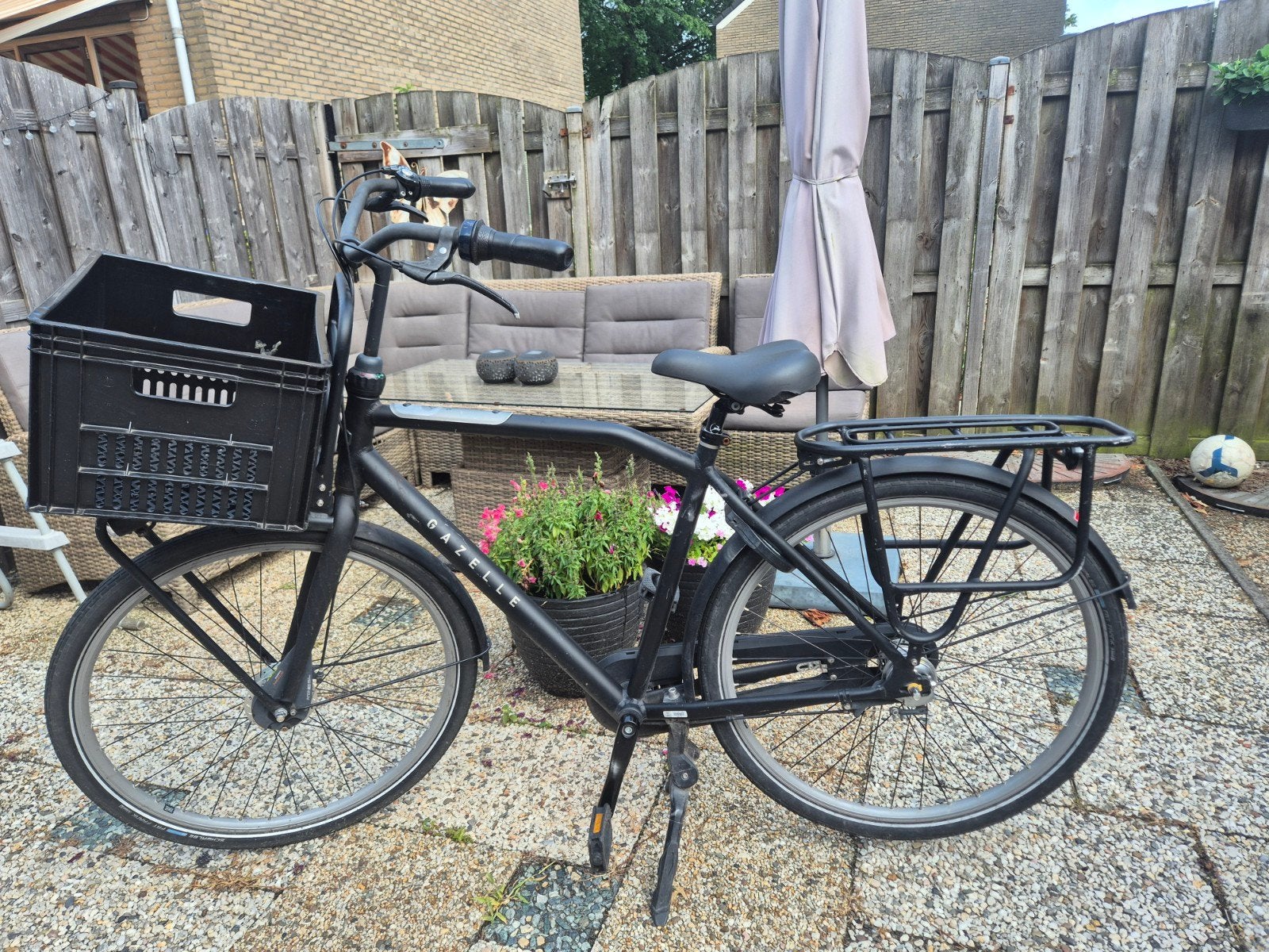 Gazelle Heavyduty T3 heren transportfiets, Ophalen, Terugtraprem, Gebruikt, Versnellingen
