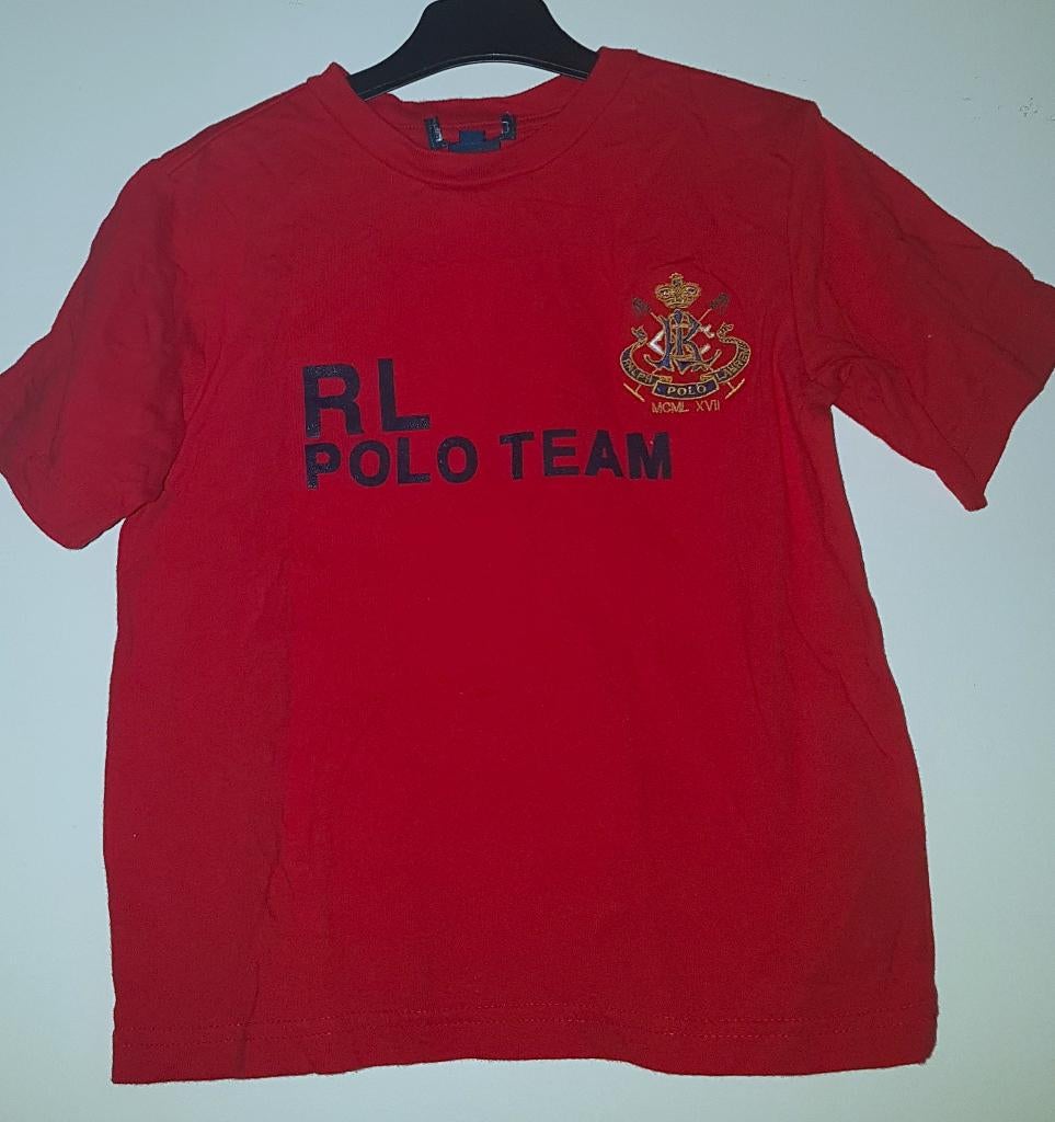 Maat 74 Rood Ralph Lauren t-shirt NIEUW (6731), Nieuw, Ophalen of Verzenden, Jongetje, Ralph Lauren