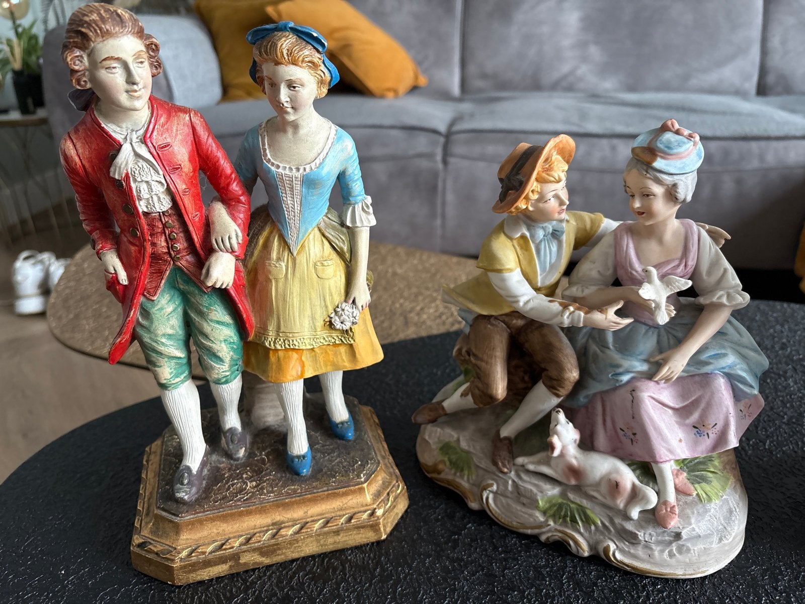 Decoratieve Beeldjes: Romantische Scènes, Ophalen, Gebruikt, Mens