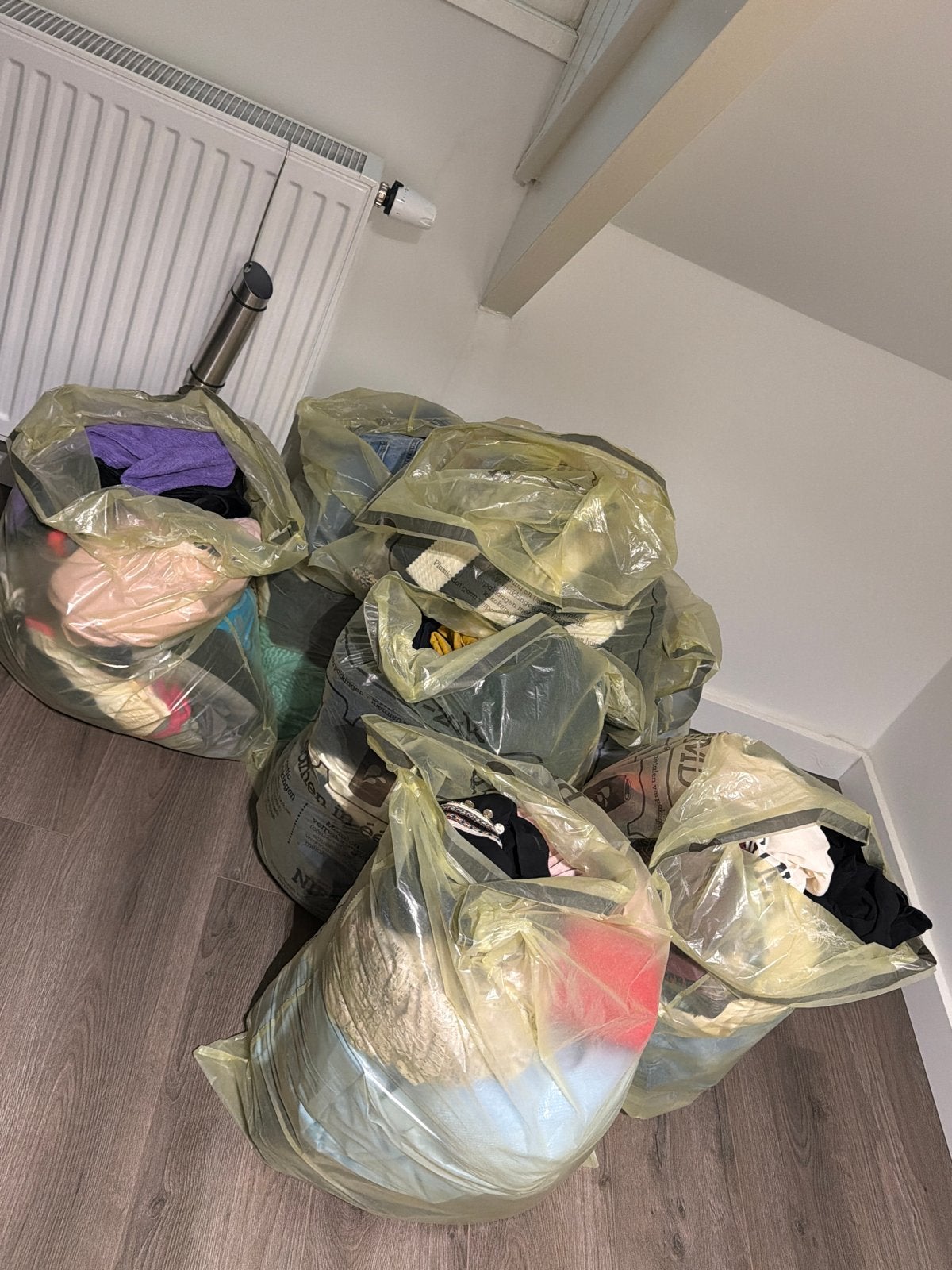 7 zakken kleding: sport, merk en normale kleding, Kleding | Dames, Overige Dameskleding, Ophalen of Verzenden, Gedragen