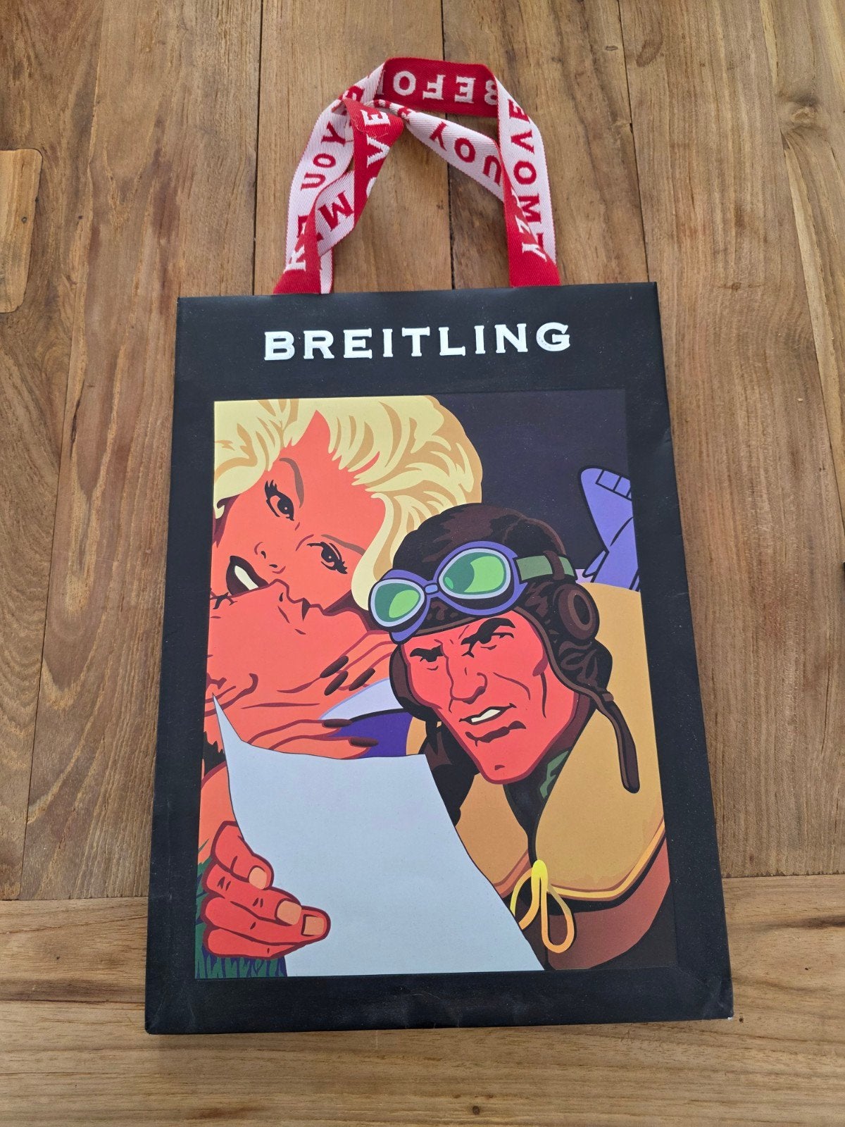 Breitling papieren tas met unieke opdruk, Ophalen of Verzenden, Breitling, Breitling@watches.ch, All. du Laser 10, 2300 La Chaux-de-Fonds, Zwitserland