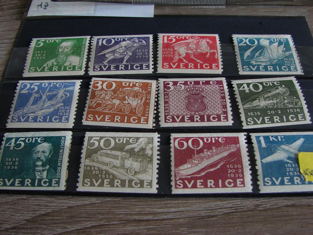 Zweden nr 227a--238a postfris cat 340,00, Postzegels en Munten, Postzegels | Europa | Scandinavië, Ophalen of Verzenden, Noorwegen