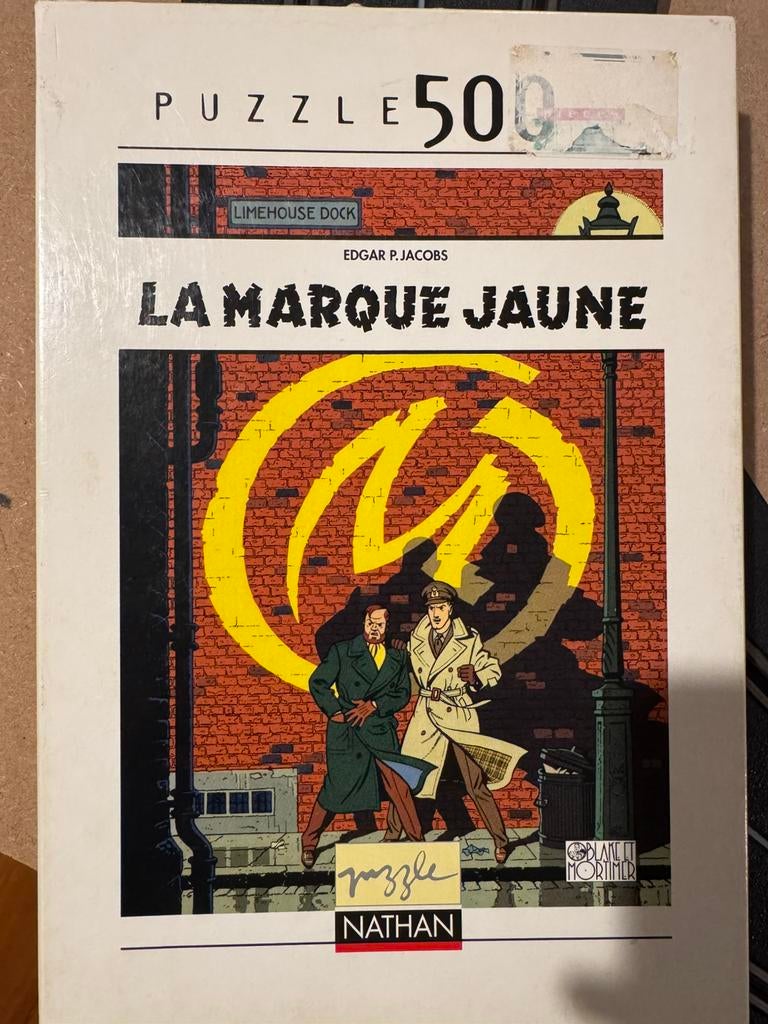 Blake en Mortimer, het gele teken puzzle, Verzamelen, Stripfiguren, Ophalen of Verzenden, Gebruikt