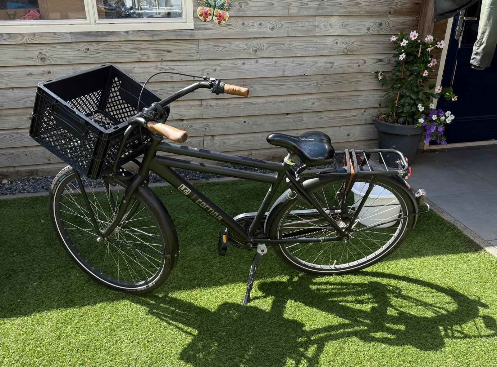 Cortina U4 transportfiets jongens 26 inch, Fietsen en Brommers, Ophalen, Zo goed als nieuw, Terugtraprem, 26 inch of meer