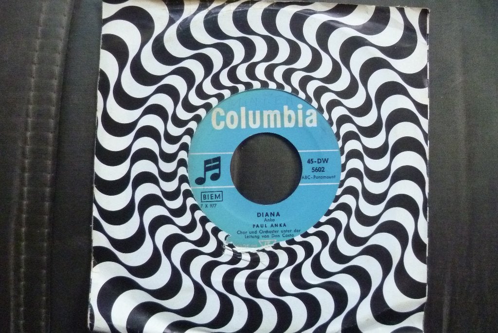 Paul Anka - Diana (Columbia 45-DW 5602) 7 inch single, Gebruikt, 7 inch, Ophalen of Verzenden, Pop