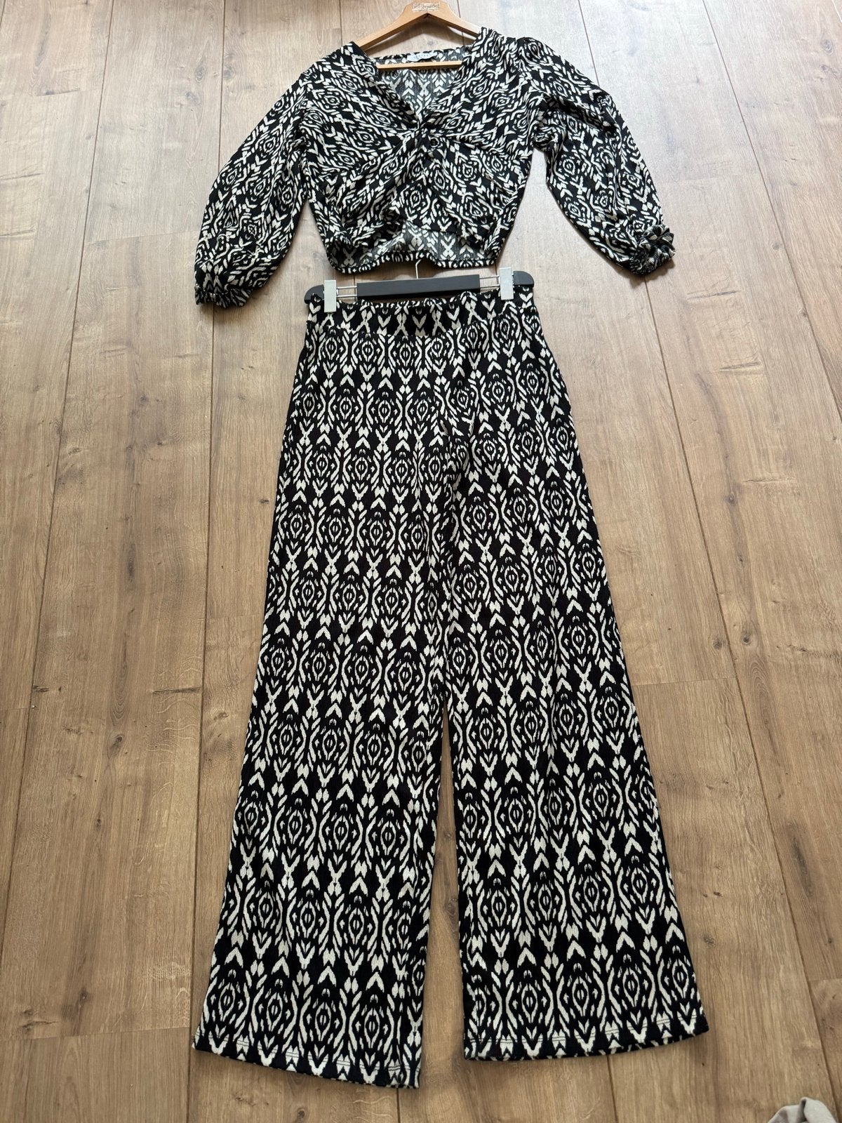 Costes Basic Zwart/Wit Set Maat L, Zwart, Maat 42/44 (L), Ophalen of Verzenden, Zo goed als nieuw