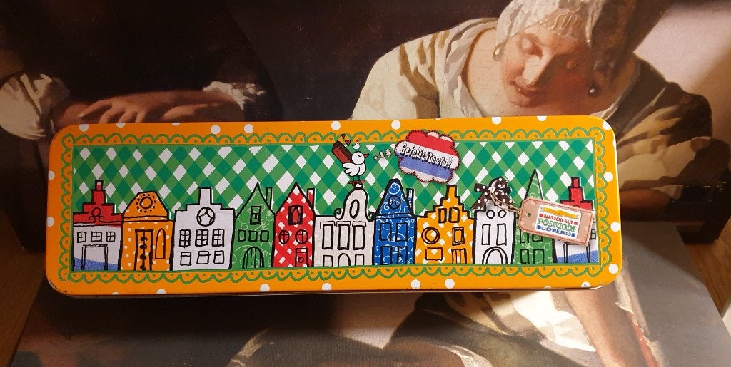 Peijnenburg oranje koekblik 6 x op de ontbijt-/lunchtafel !, Verzamelen, Ophalen of Verzenden, Nieuw, Koek(jes), Overige merken