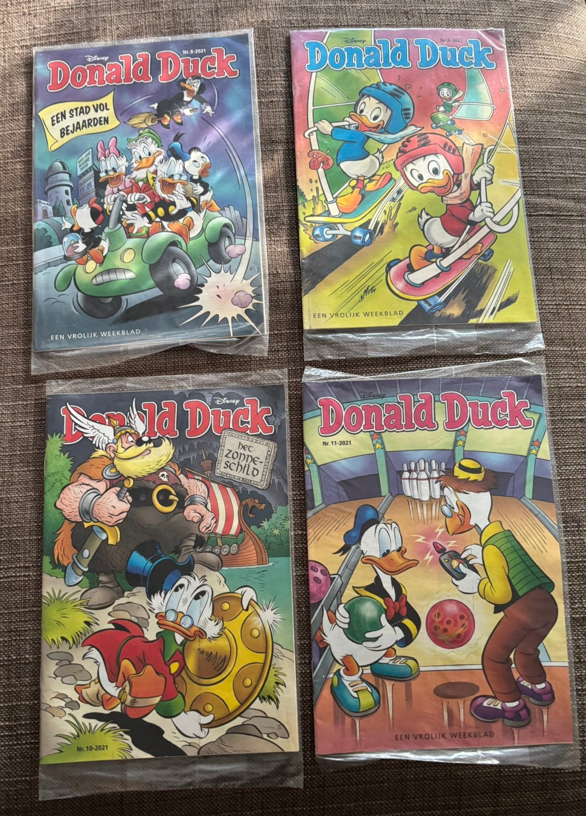 6 Donald Ducks uit 2021 in originele plastic, Europa, Nieuw, Ophalen of Verzenden, Meerdere comics