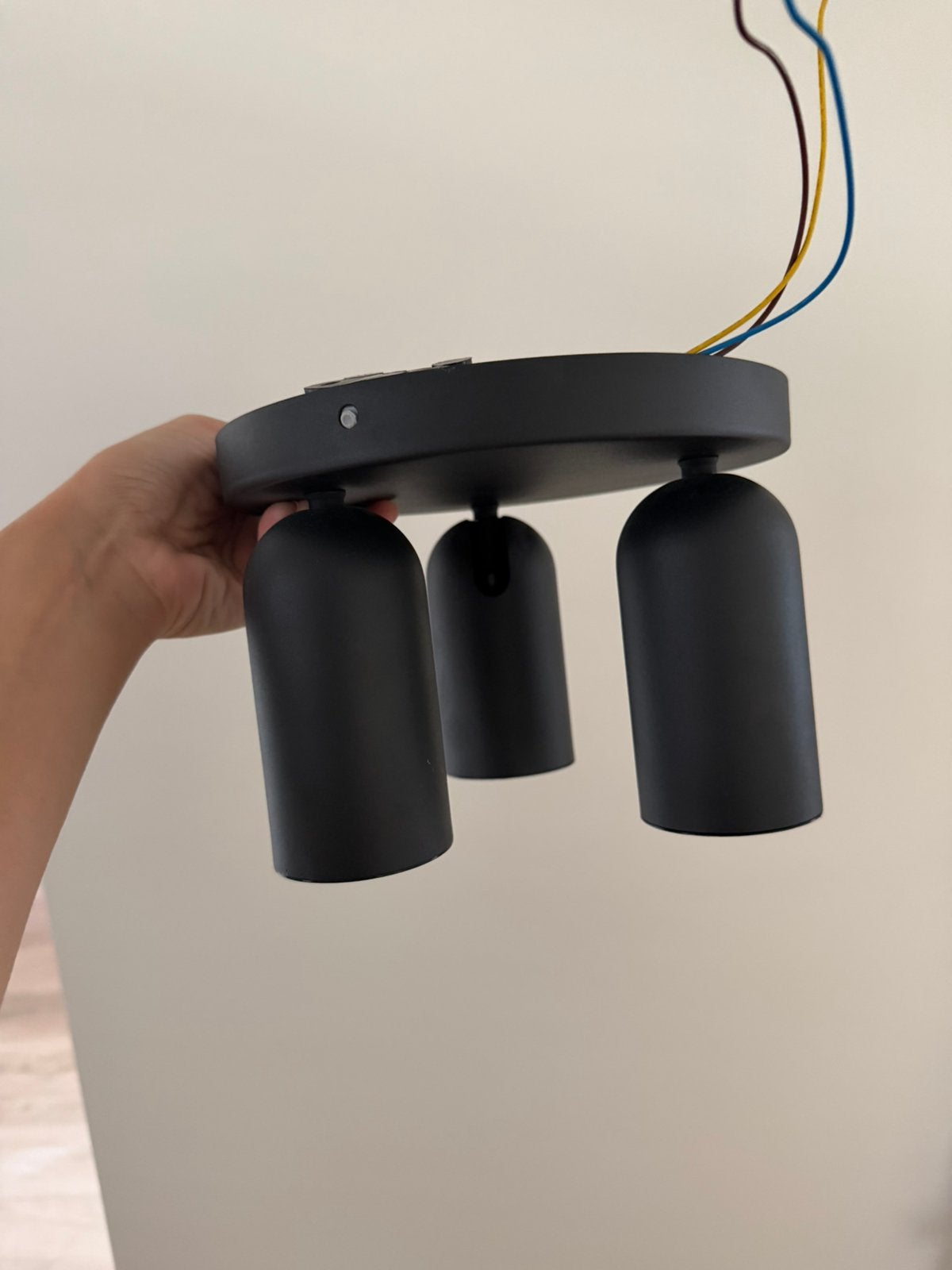 2x Philips Opbouwspot MyLiving Pongee LED Zwart 3 x 5.5W, Ophalen of Verzenden, Zo goed als nieuw