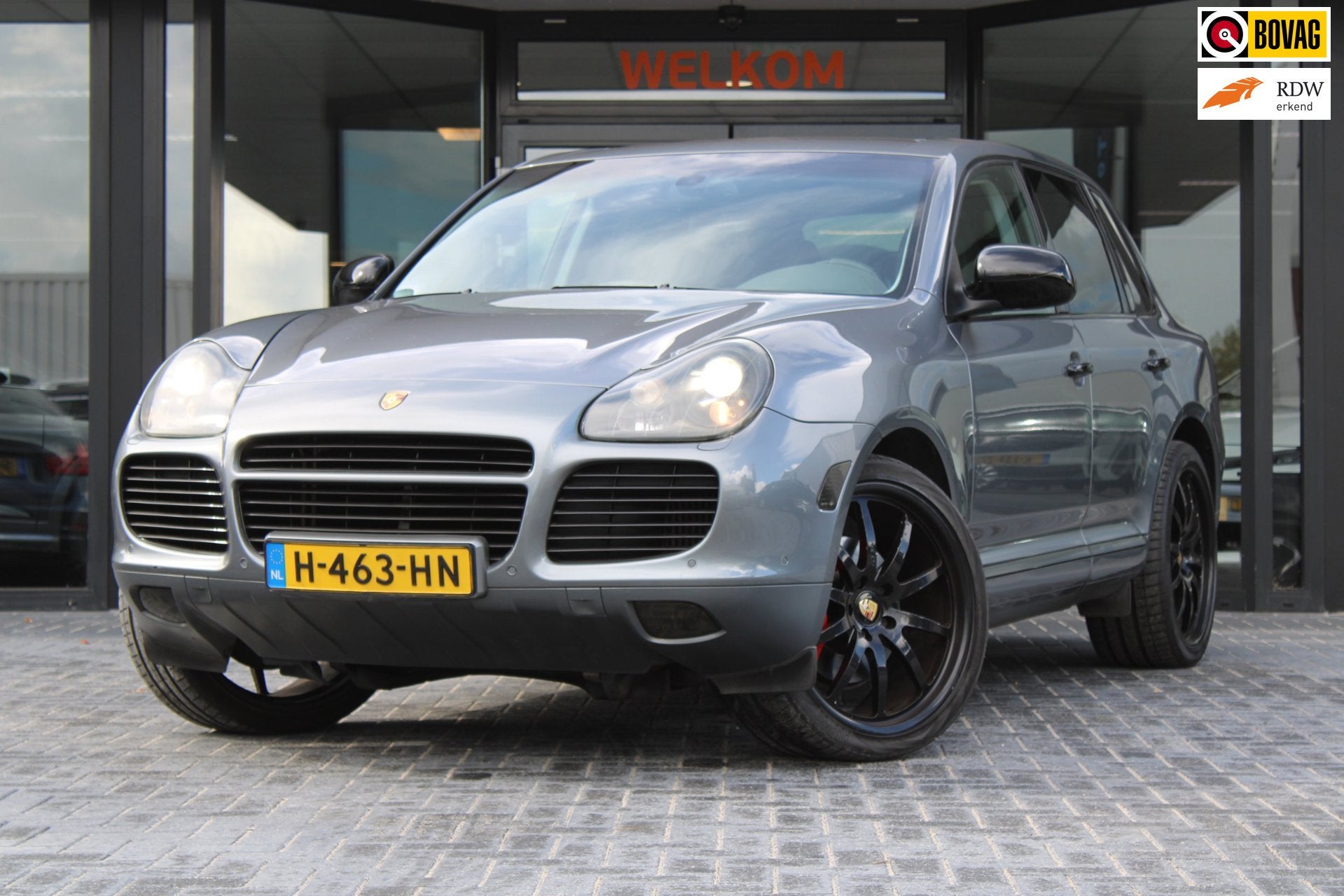 Porsche Cayenne 4.5 Turbo, Luchtvering, Leder, Trekhaak Bose, Auto's, Automaat, Cayenne, Gebruikt, Xenon verlichting