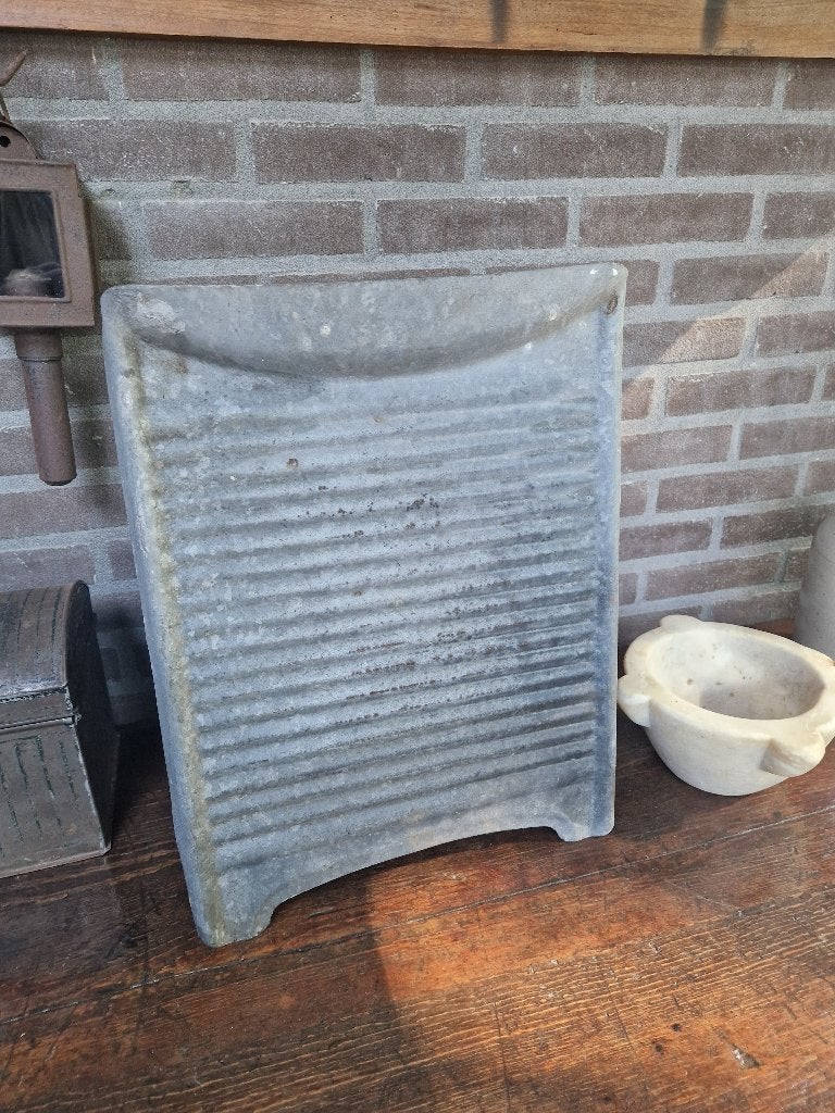 zinken wasbord, Ophalen of Verzenden