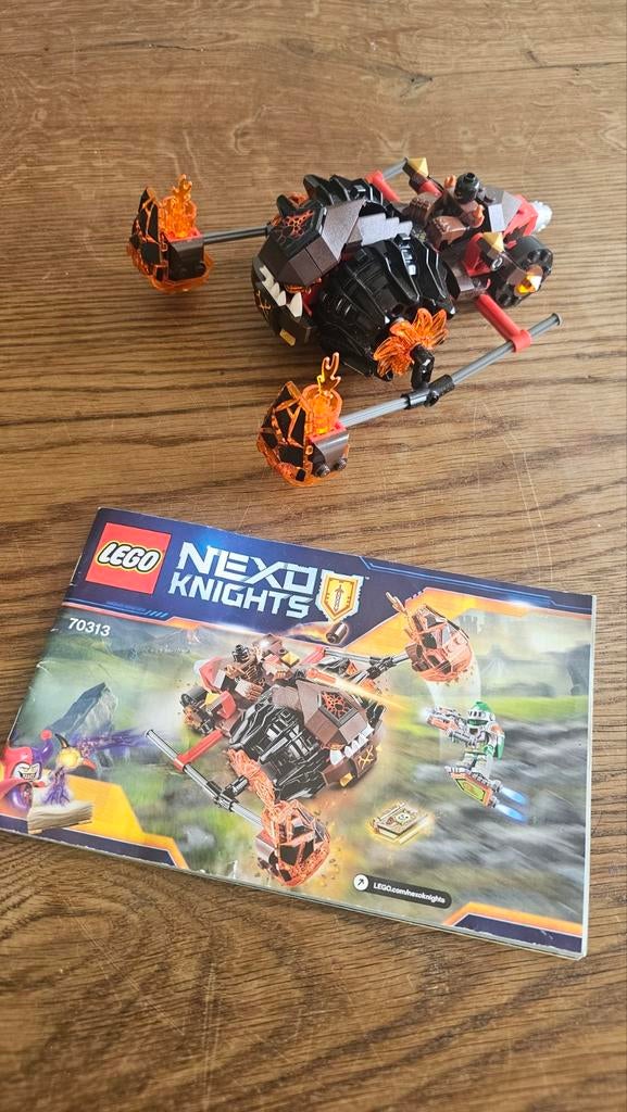 LEGO Nexo Knights 70313 Moltor's Lavastamper, Compleet, Lego, Ophalen of Verzenden, Zo goed als nieuw