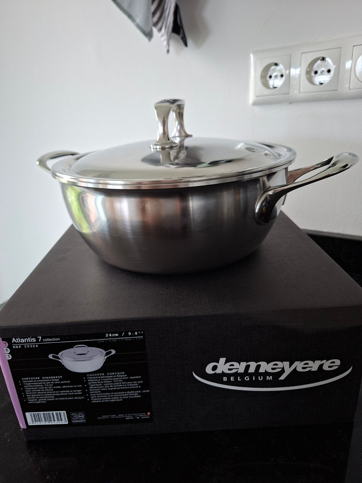 Demeyere Atlantis 7 Sudderpan 24cm (3,3L) - Nieuw, Huis en Inrichting, Keuken | Potten en Pannen, Demeyere, Overige typen, Nieuw
