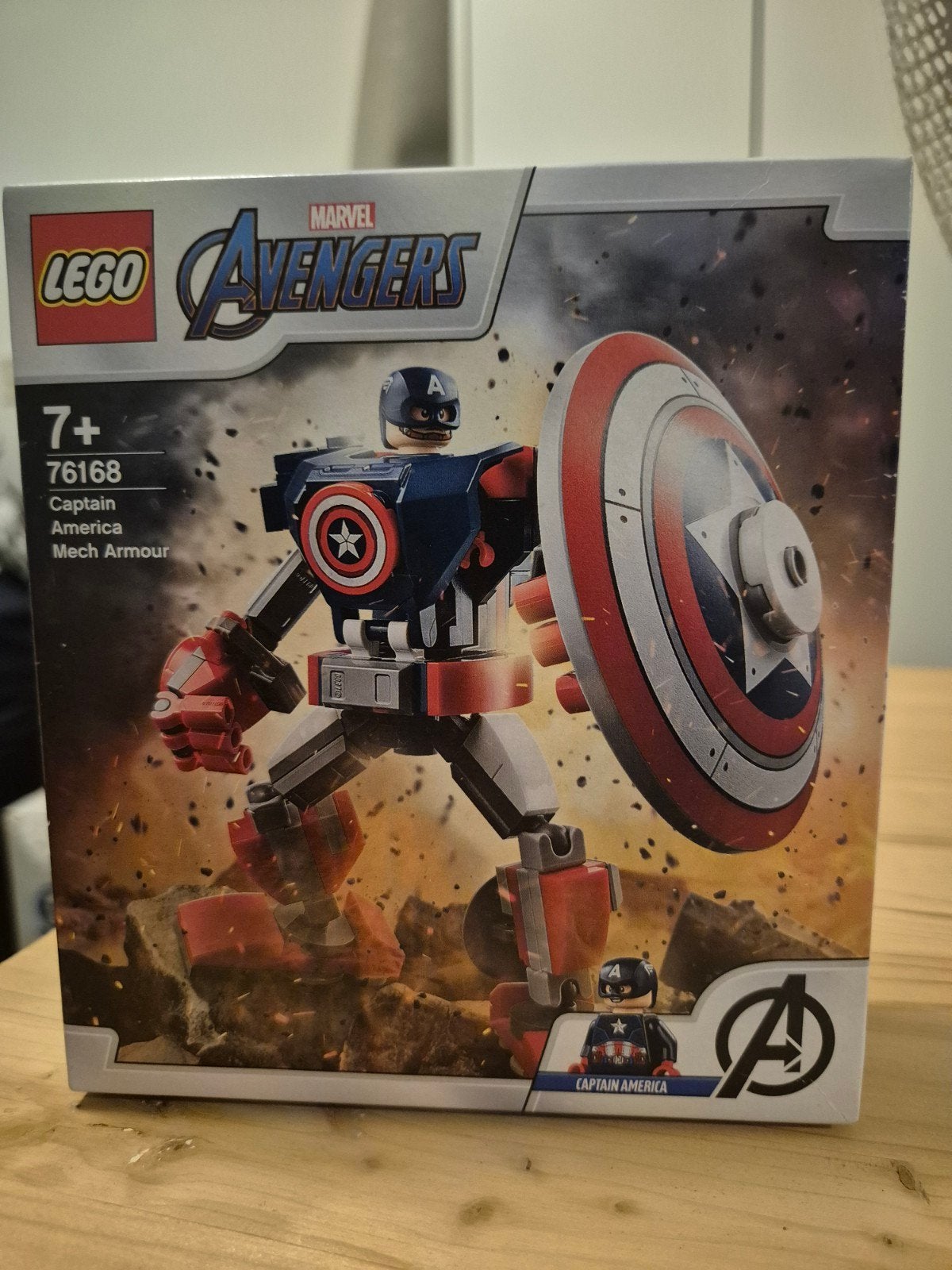 LEGO Marvel Avengers Captain America Mech Armour 76168, Ophalen, Nieuw, Overige merken
