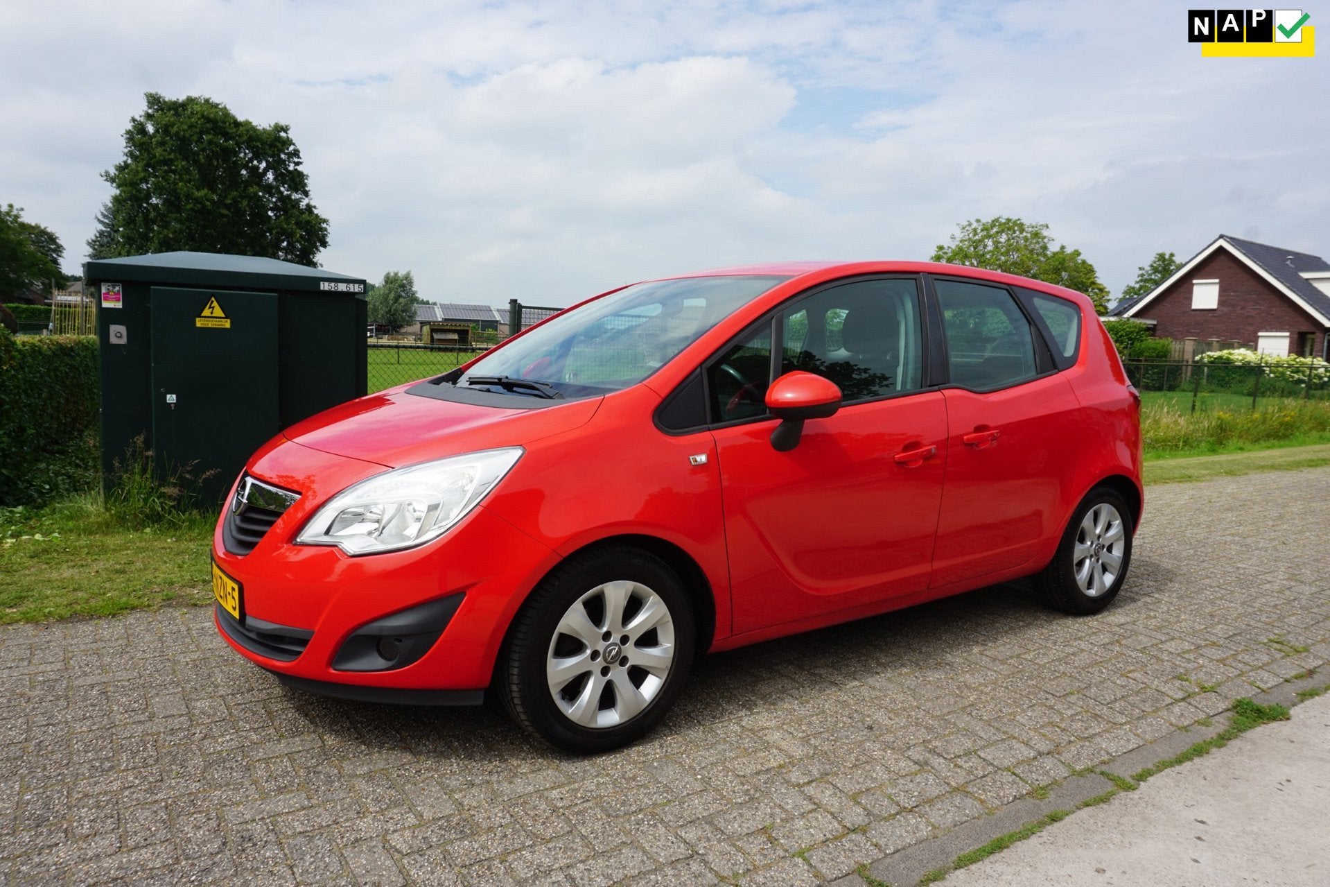 Opel Meriva 1.4 Turbo Edition airco apk 09-2027, Voorwielaandrijving, Euro 5, Gebruikt, 680 kg