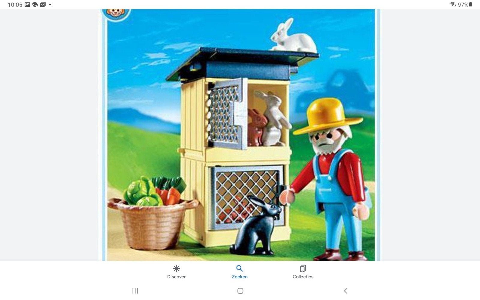 Playmobil Konijnenhok met Boer en Konijnen 4491, Ophalen of Verzenden, Zo goed als nieuw, Complete set