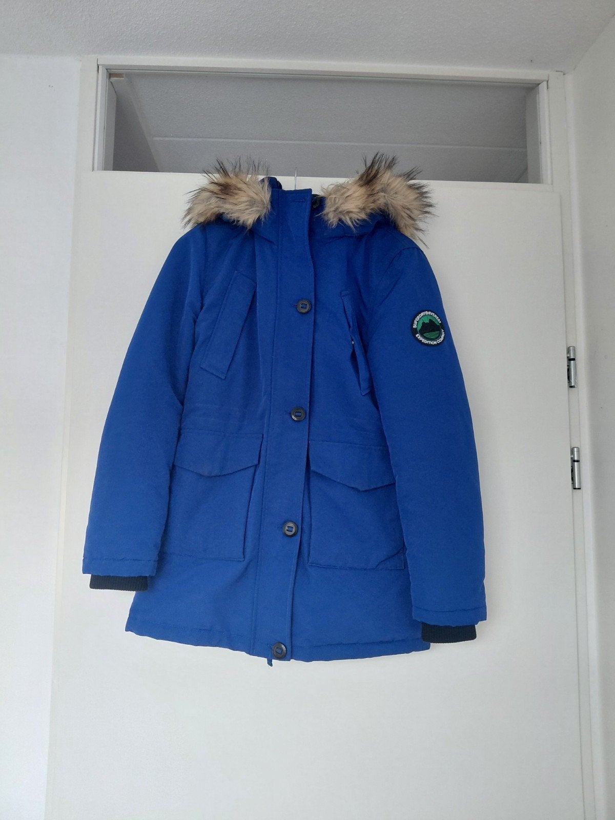 Superdry Everest Parka - Cobaltblauw, Ophalen of Verzenden