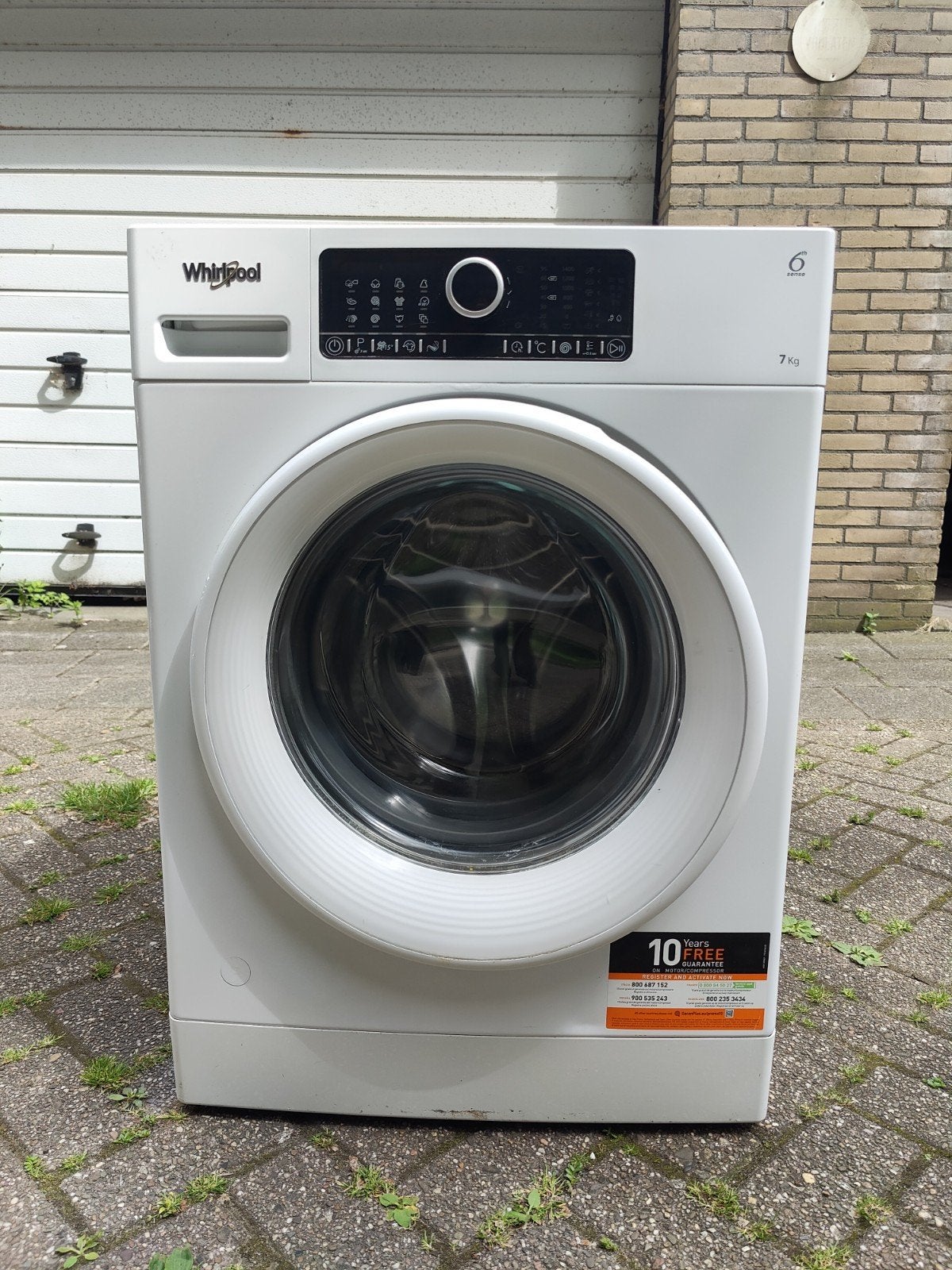 Whirlpool wasmachine, Ophalen