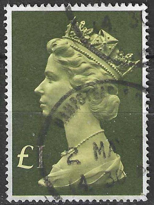 Groot-Brittannie 1977 - Yvert 822 - Queen Elisabeth II (ST), Verzenden, Gestempeld