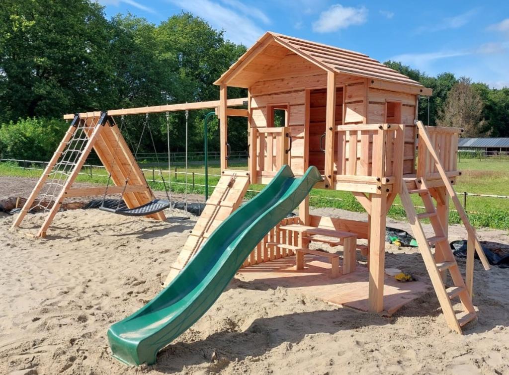 BOOMHUT PALEIS speeltoren speelhuis klimtoren speeltoestel, Ophalen, Nieuw, Schommel, Aanbouwonderdeel