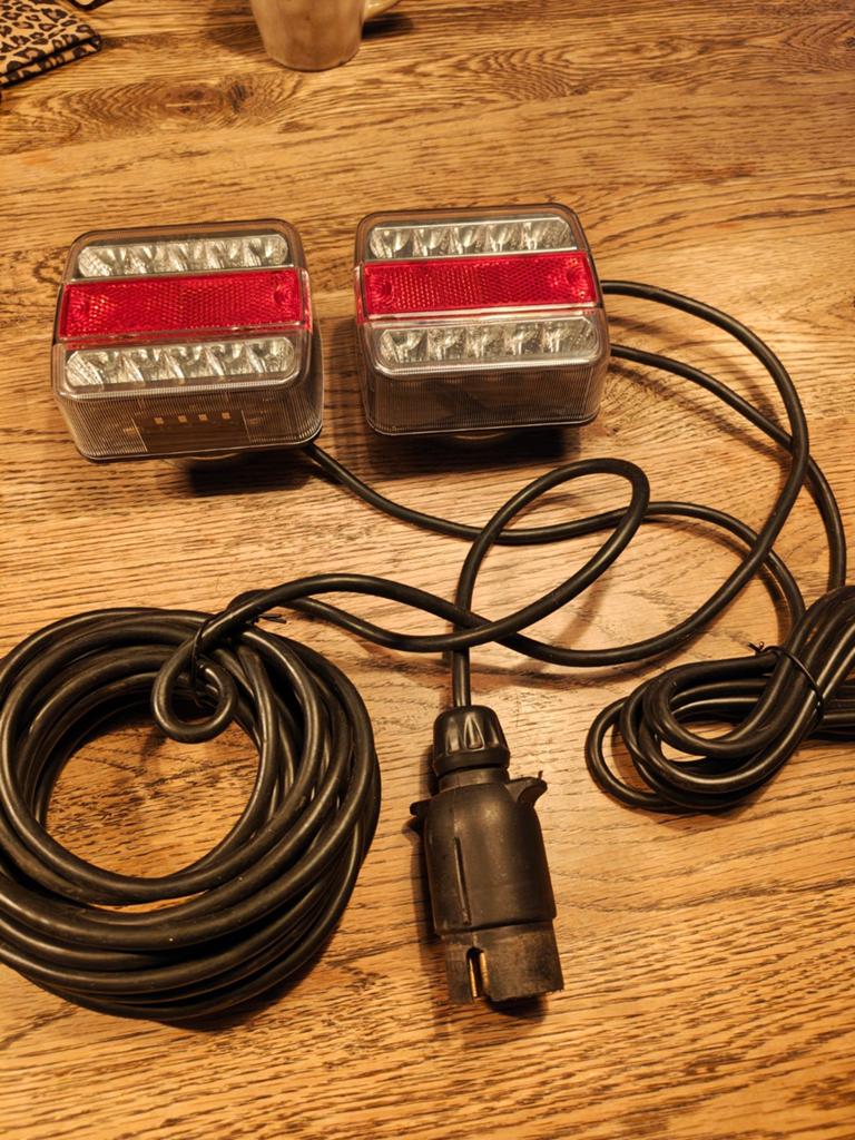 Aanhanger verlichting LED met magneetbevestiging, Auto diversen, Aanhangwagen-onderdelen, Ophalen of Verzenden, Gebruikt