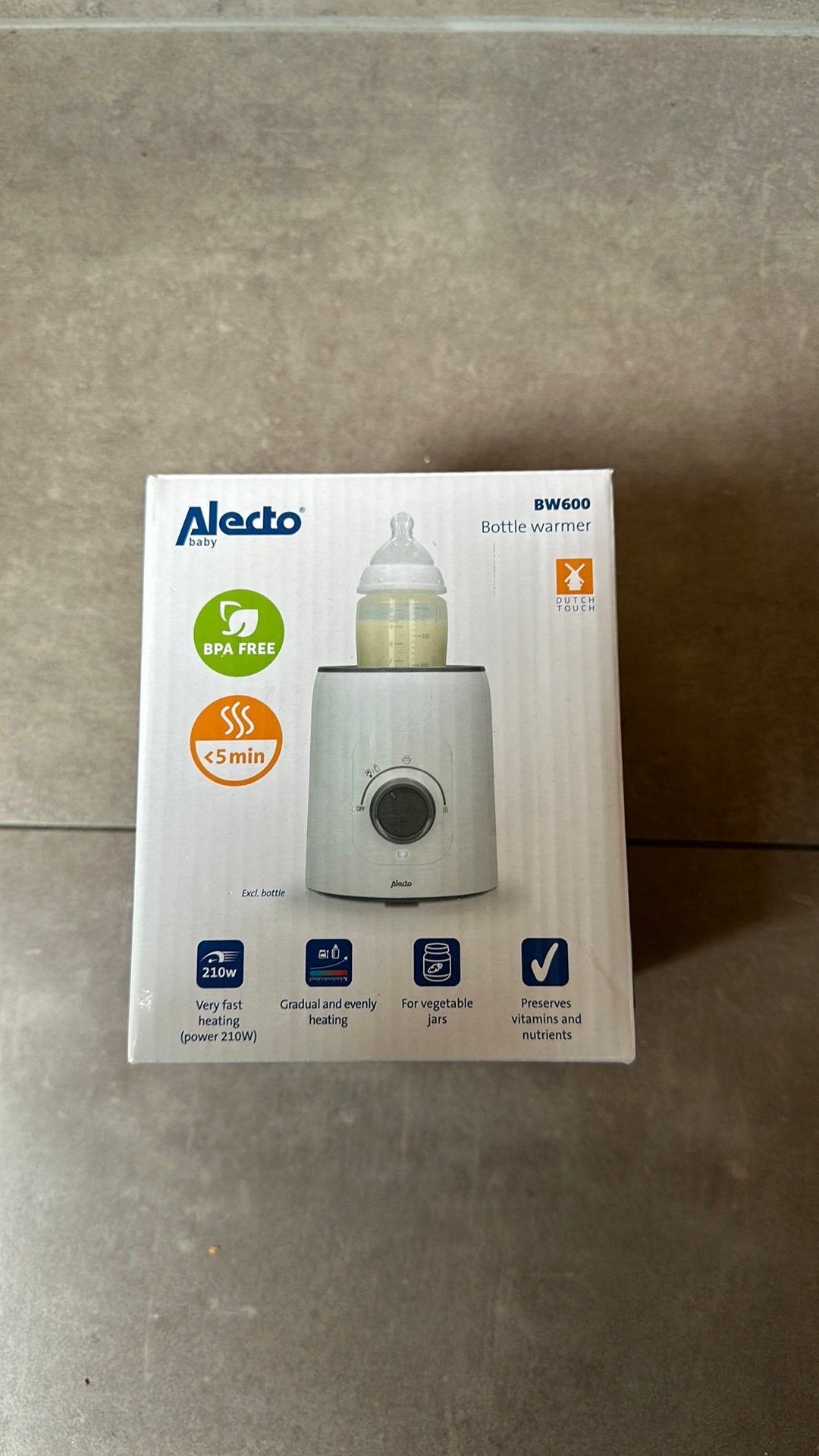 Nieuwe alecto flessenwarmer, Ophalen, Flessen- of potjesverwarmer, Alecto, Nieuw
