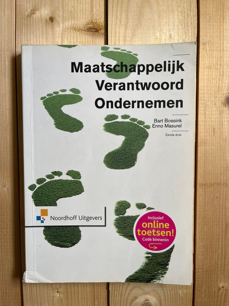 Maatschappelijk Verantwoord Ondernemen - Bart Bossink, Ophalen of Verzenden, Gamma, Zo goed als nieuw, HBO