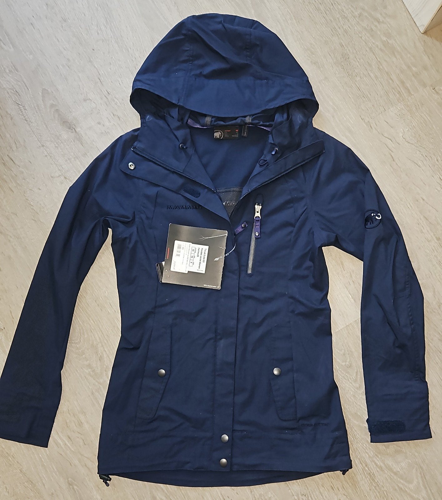 NIEUW MET KAARTJES Mammut Trovat Guide SO Outdoorjas XS, Ophalen, Nieuw, Maat 34 (XS) of kleiner, Paars