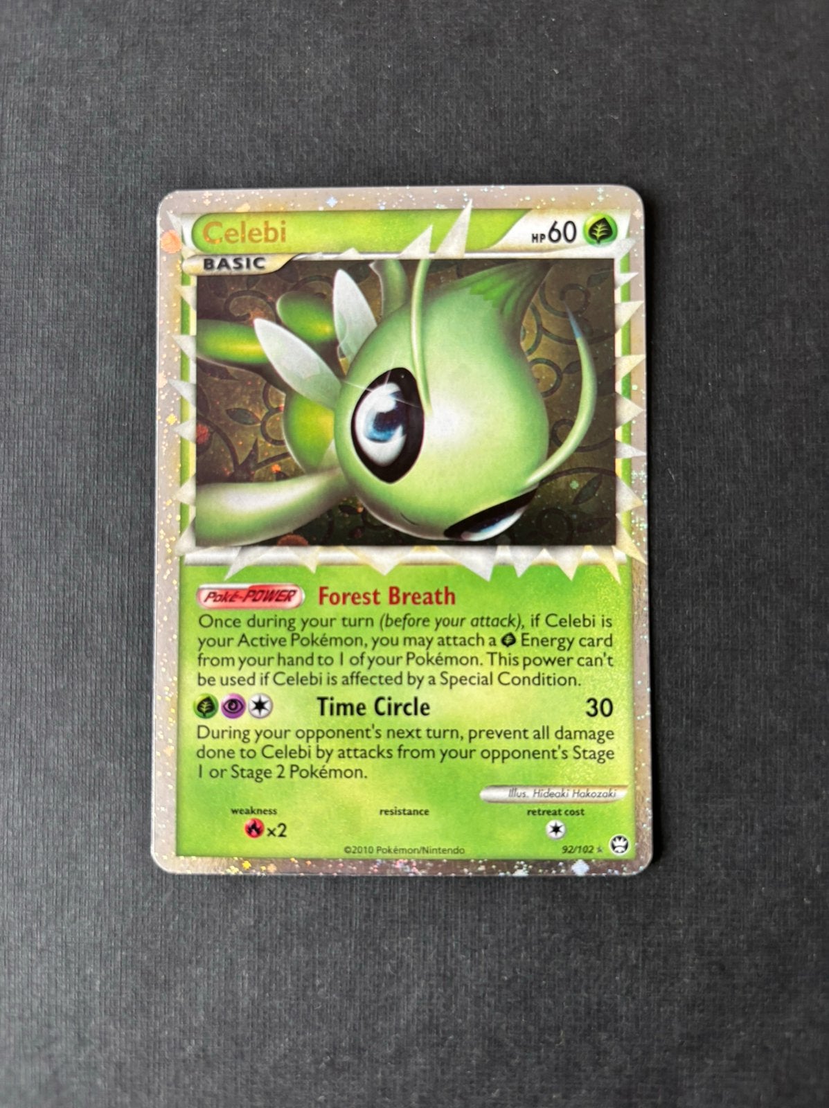 Pokemon Celebi Triumphant, Ophalen of Verzenden, Zo goed als nieuw, Losse kaart