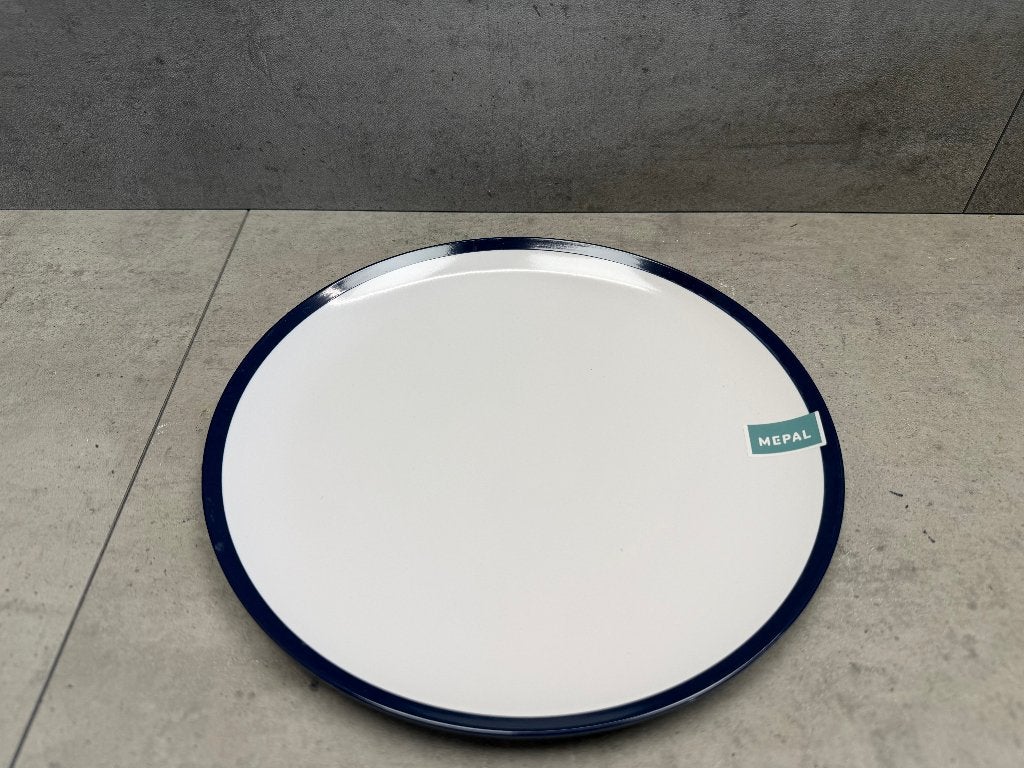 Mepal bord klein - blauw/wit - NIEUW - 11318, Ophalen of Verzenden, Nieuw