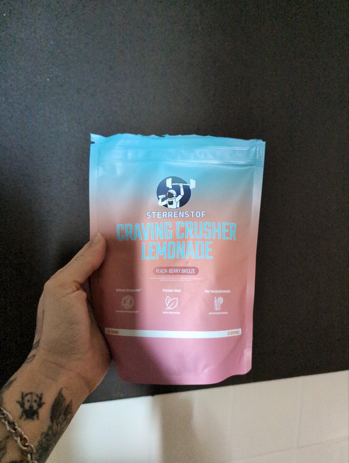 Sterrenstof craving crusher lemonade peach berry breeze, Sport en Fitness, Ophalen of Verzenden, Gebruikt
