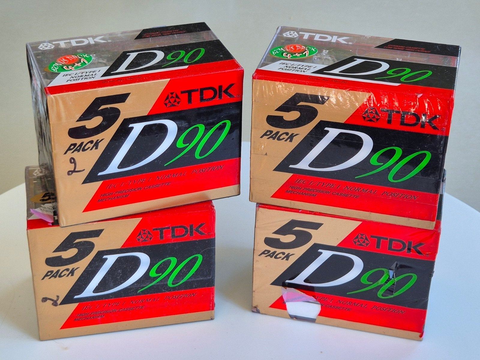 TDK D90 Cassettebandjes - 4x 5-pack (Nieuw in verpakking), Cd's en Dvd's, Cassettebandjes, 2 t/m 25 bandjes, Overige genres, Ophalen of Verzenden