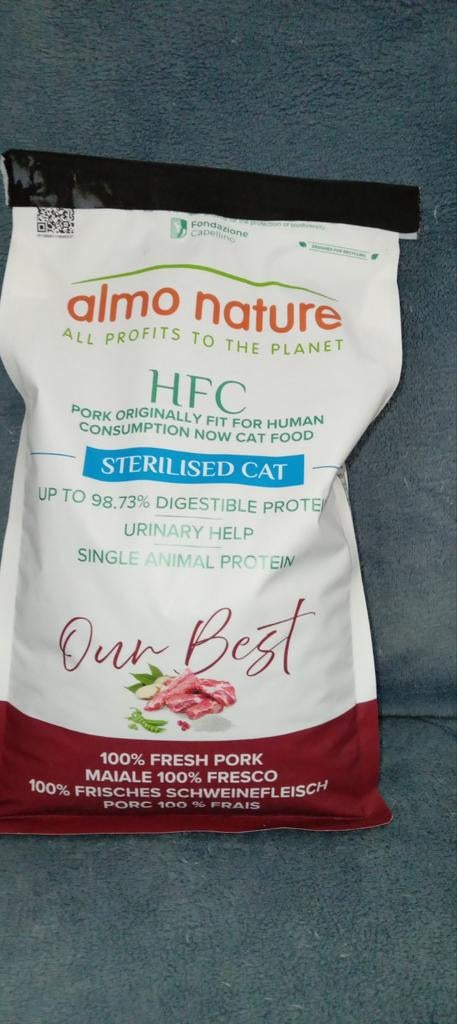 Almo Nature HFC droogvoer kat met 1 dierlijk eiwit varken, Ophalen, Kat