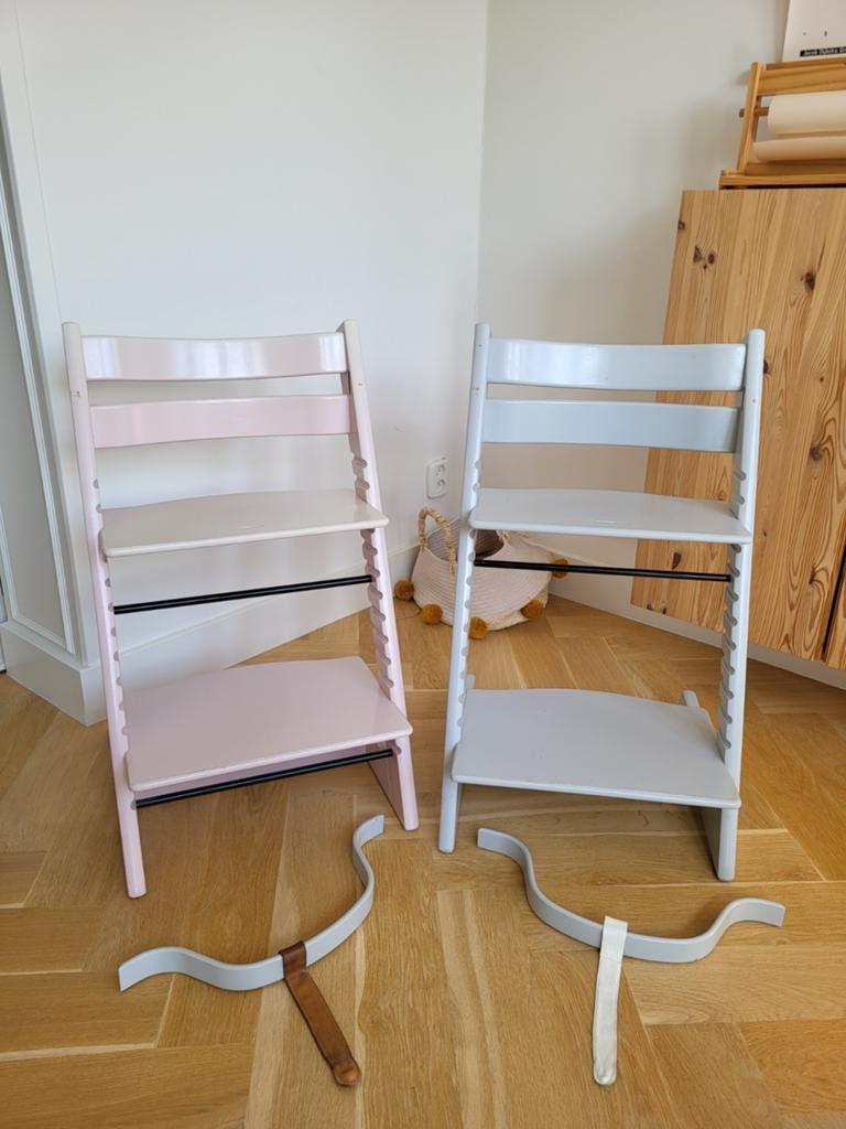 Stokke trip trap kinderstoel 2 stuks, Kinderen en Baby's, Kinderstoelen, Ophalen, Meegroeistoel